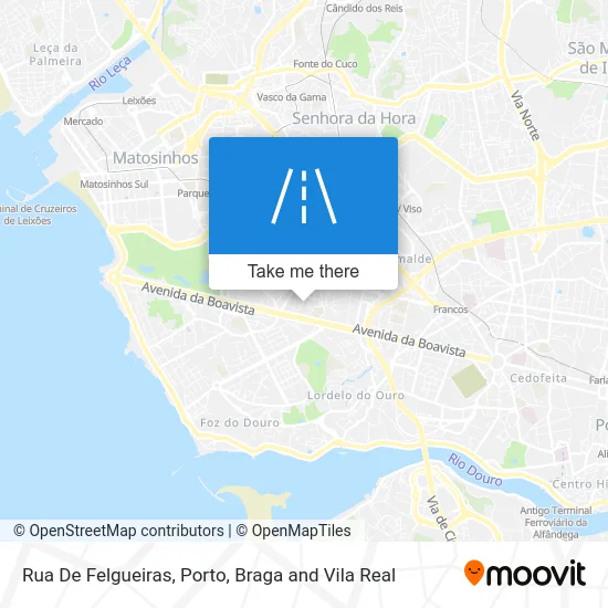 Rua De Felgueiras map