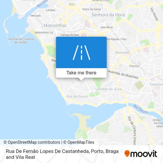 Rua De Fernão Lopes De Castanheda mapa