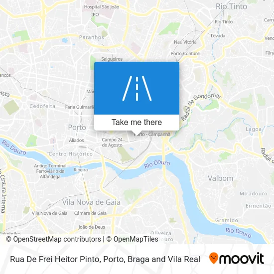 Rua De Frei Heitor Pinto map