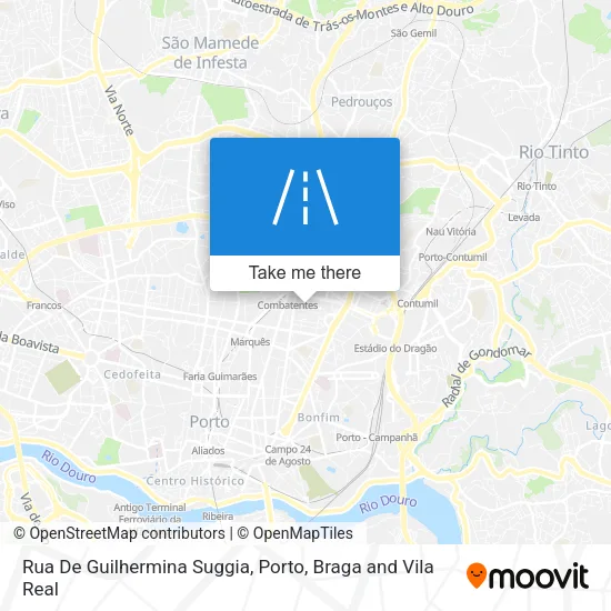 Rua De Guilhermina Suggia map