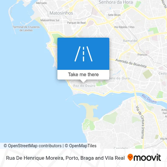 Rua De Henrique Moreira map