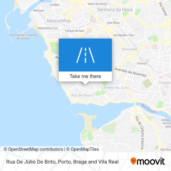 Rua De Júlio De Brito mapa
