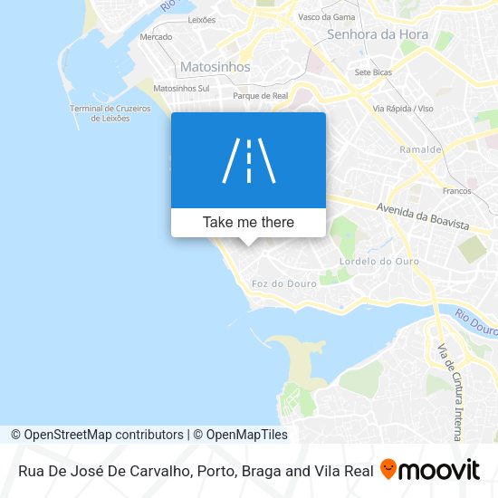 Rua De José De Carvalho mapa