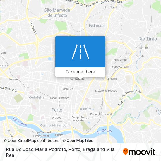 Rua De José Maria Pedroto map