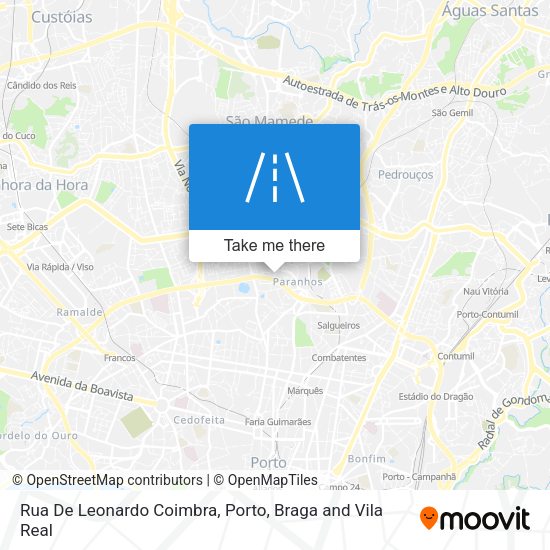 Rua De Leonardo Coimbra mapa