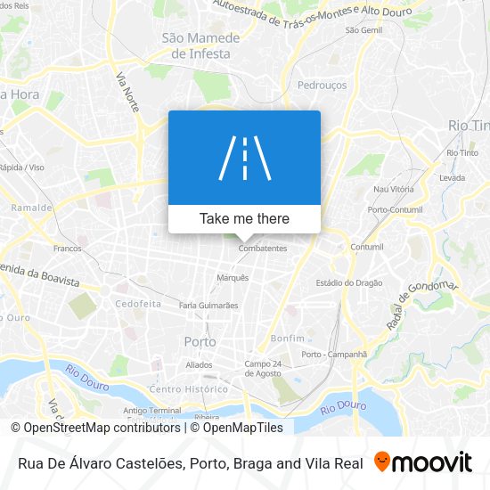 Rua De Álvaro Castelões mapa