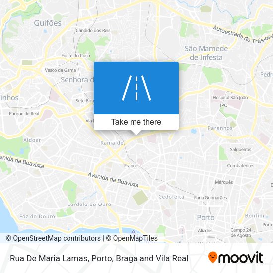 Rua De Maria Lamas mapa