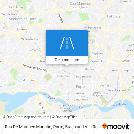 Rua De Marques Marinho map