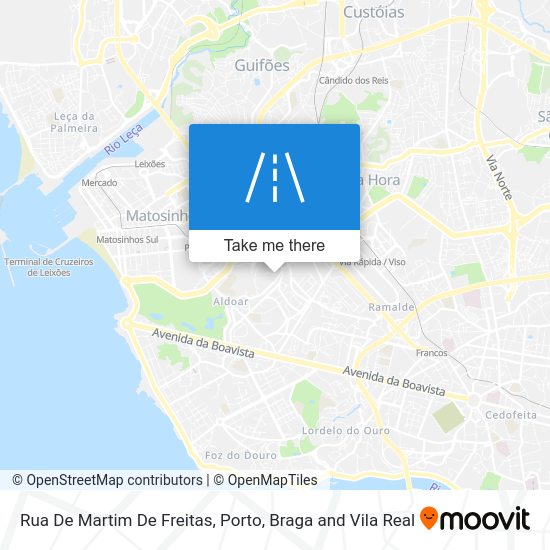 Rua De Martim De Freitas map