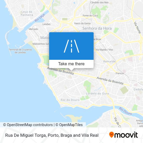 Rua De Miguel Torga mapa