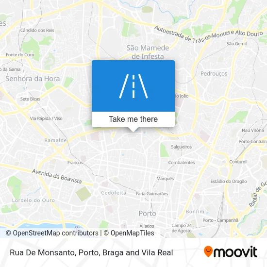 Rua De Monsanto map