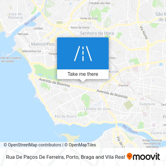 Rua De Paços De Ferreira map