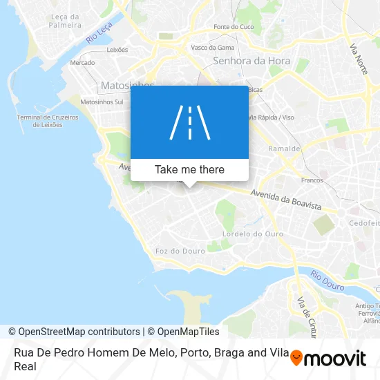 Rua De Pedro Homem De Melo map