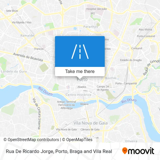 Rua De Ricardo Jorge map