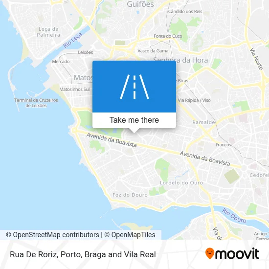 Rua De Roriz map