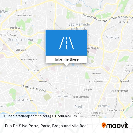 Rua De Silva Porto mapa
