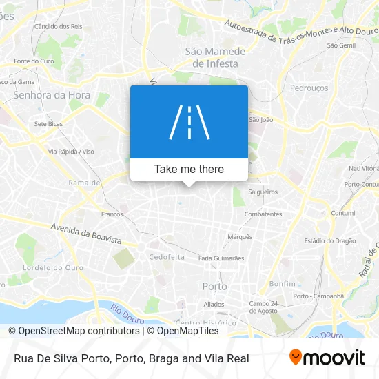 Rua De Silva Porto map