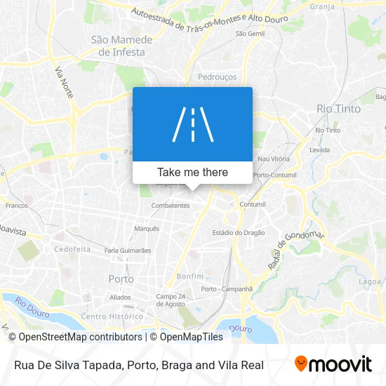 Rua De Silva Tapada map