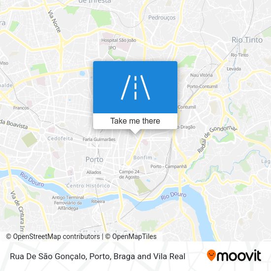 Rua De São Gonçalo map