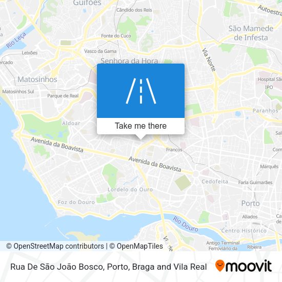Rua De São João Bosco map
