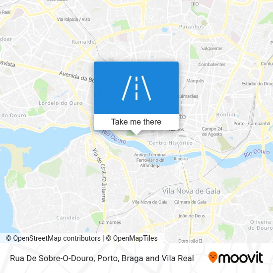 Rua De Sobre-O-Douro map