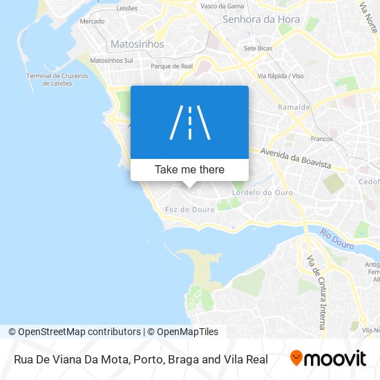 Rua De Viana Da Mota map