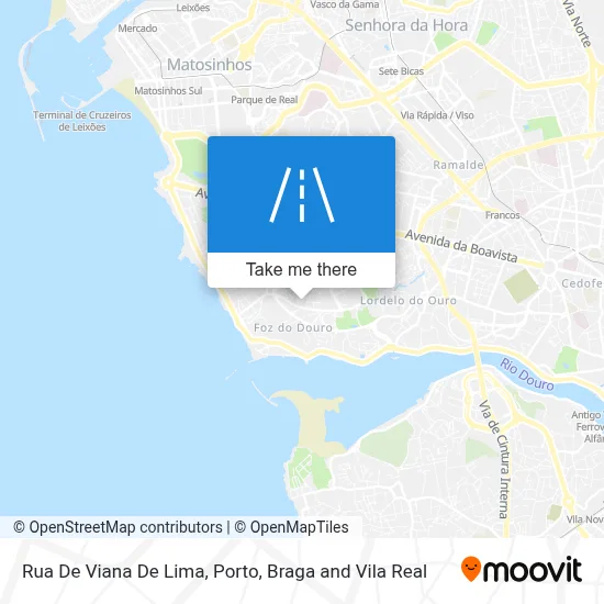 Rua De Viana De Lima map