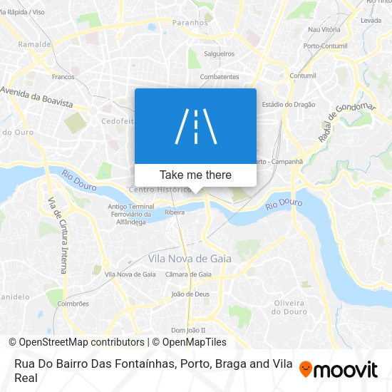 Rua Do Bairro Das Fontaínhas map