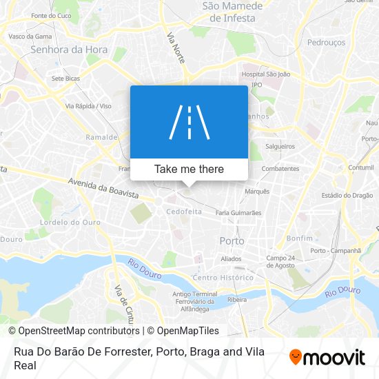 Rua Do Barão De Forrester map