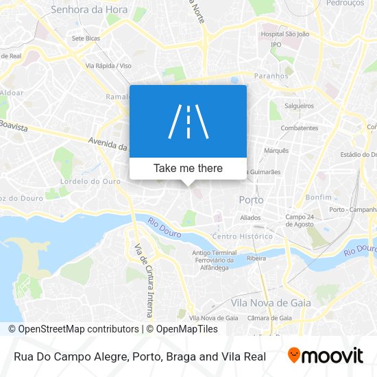 Rua Do Campo Alegre mapa