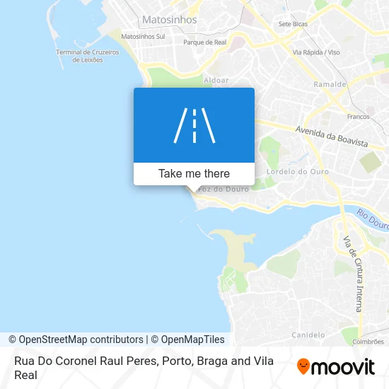 Rua Do Coronel Raul Peres map