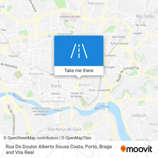 Rua Do Doutor Alberto Sousa Costa map