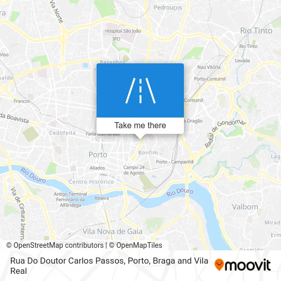 Rua Do Doutor Carlos Passos map