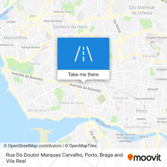 Rua Do Doutor Marques Carvalho mapa
