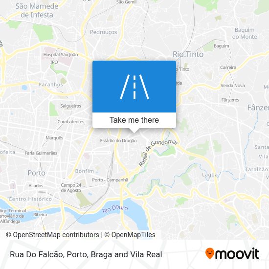 Rua Do Falcão mapa