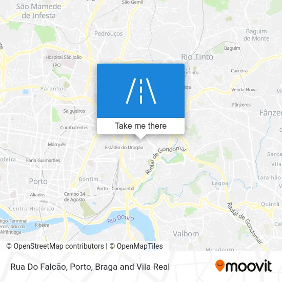 Rua Do Falcão map