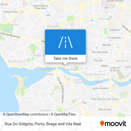 Rua Do Gólgota map