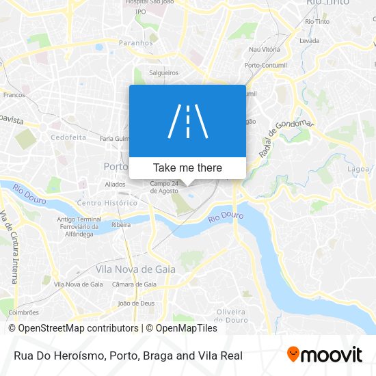 Rua Do Heroísmo mapa
