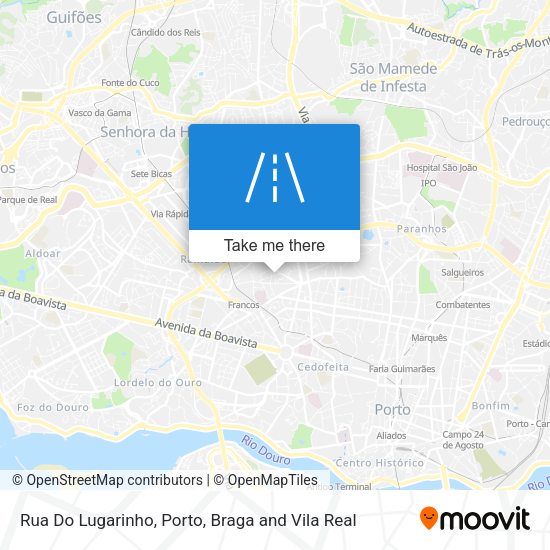 Rua Do Lugarinho mapa