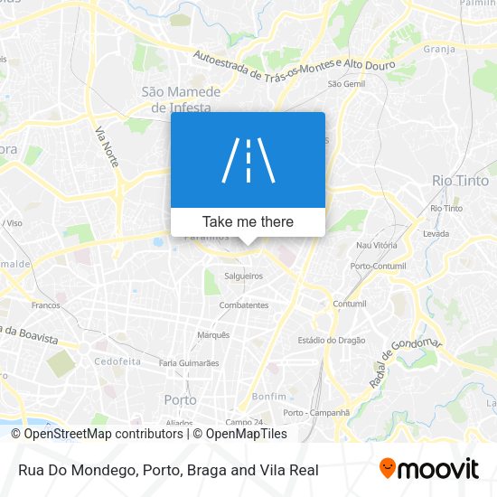 Rua Do Mondego mapa