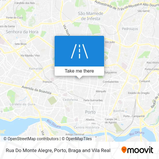 Rua Do Monte Alegre map