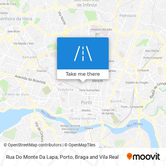 Rua Do Monte Da Lapa map