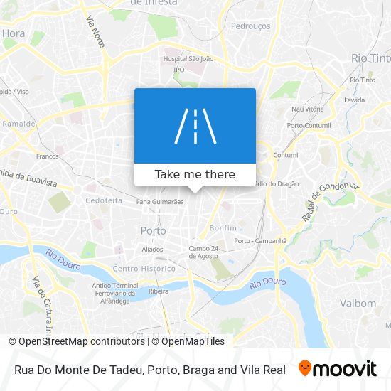 Rua Do Monte De Tadeu mapa