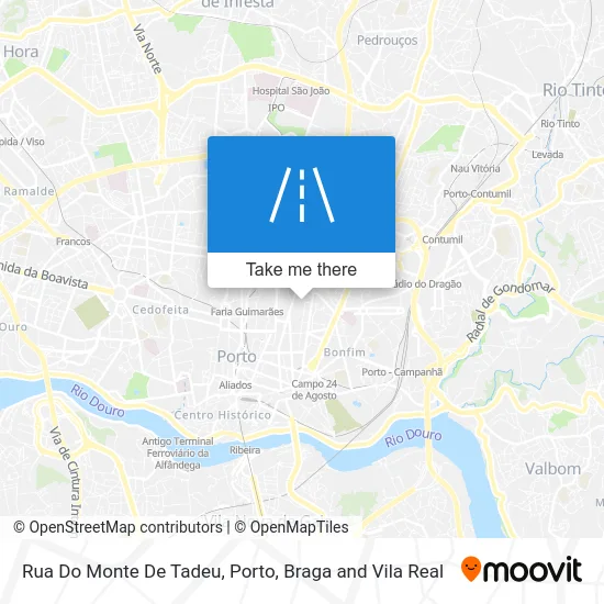 Rua Do Monte De Tadeu map