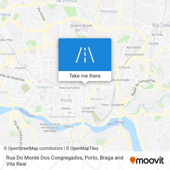 Rua Do Monte Dos Congregados map