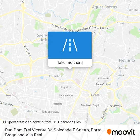 Rua Dom Frei Vicente Da Soledade E Castro map