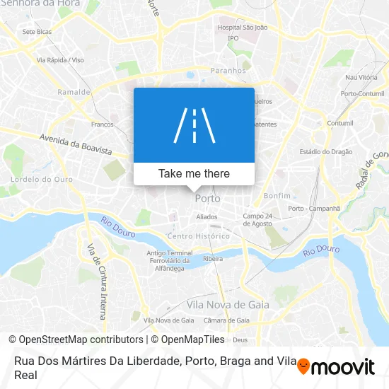 Rua Dos Mártires Da Liberdade map