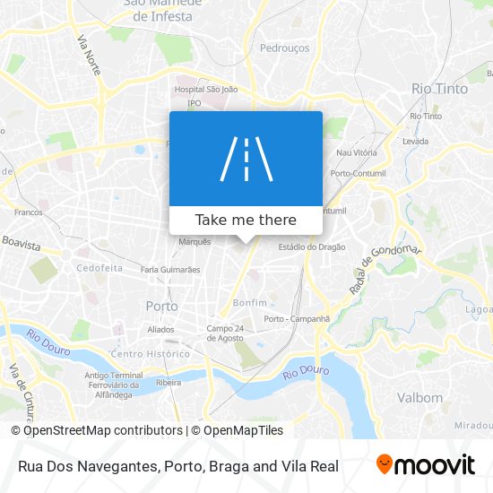 Rua Dos Navegantes map