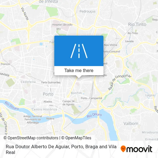 Rua Doutor Alberto De Aguiar map