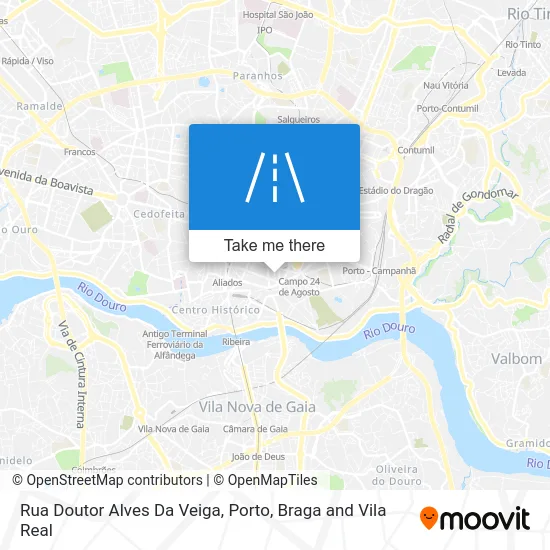 Rua Doutor Alves Da Veiga map